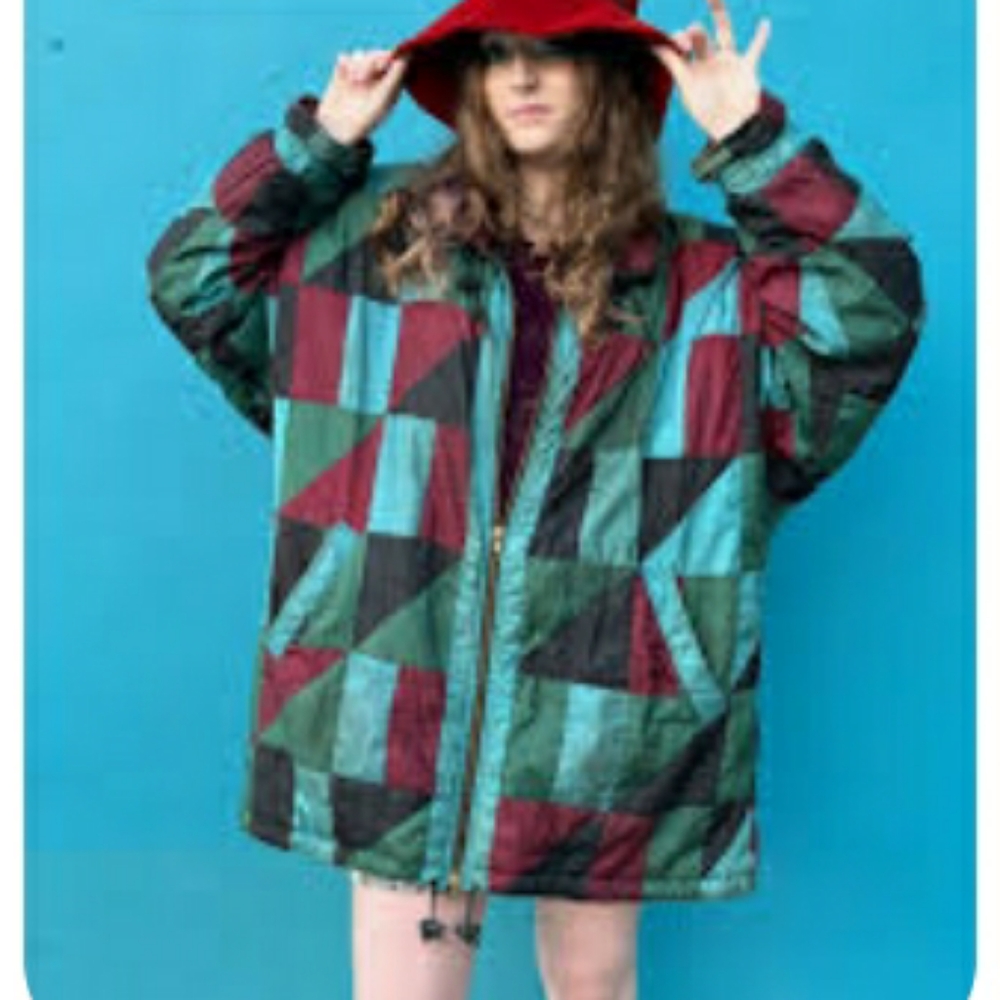 Vintage Patchwork Winter Coat